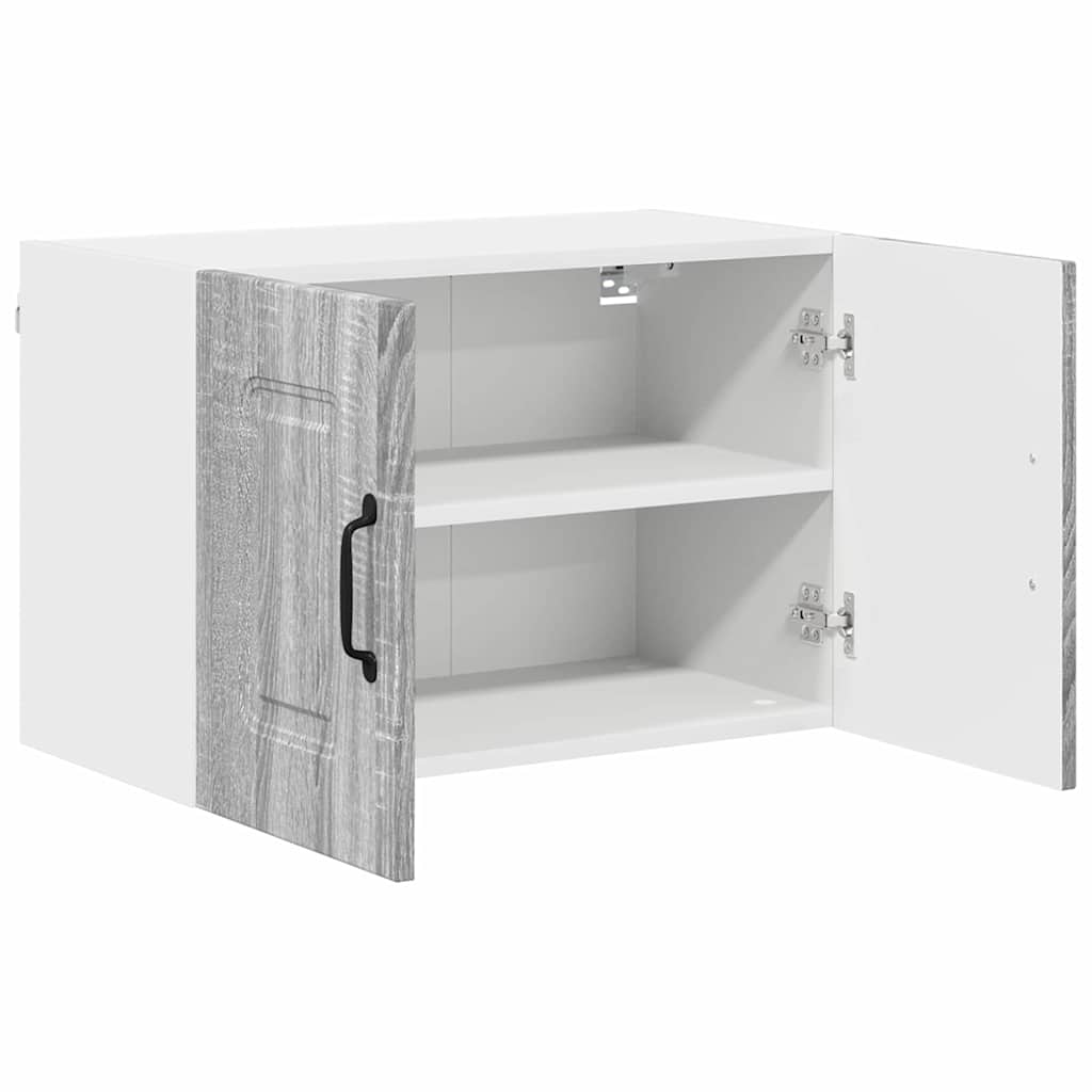 Kitchen Wall Cabinet with Shelf Grey Sonoma 60 x 31 x 40 cm